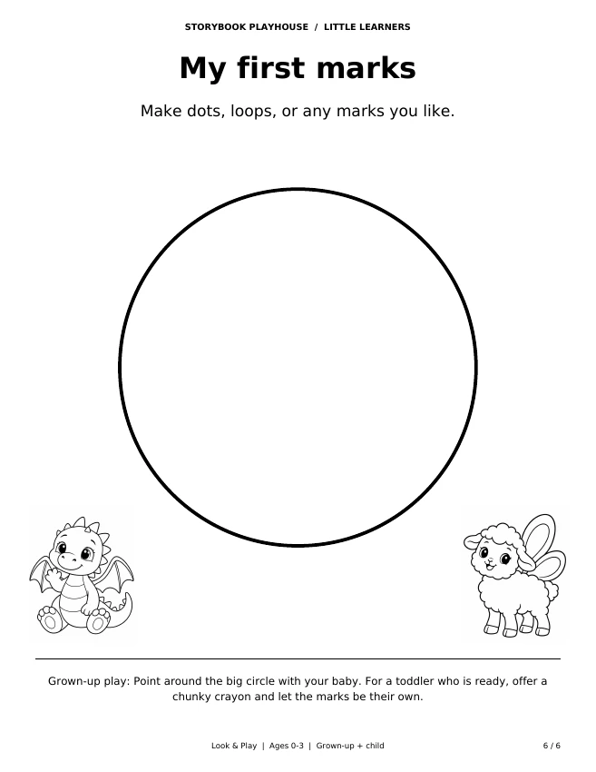 Preview of activity 6: My first marks